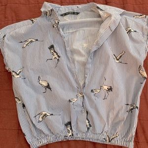 Zara button up